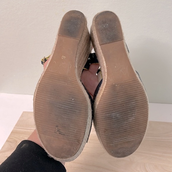 Boden Carrie Espadrille Wedge, Dark Navy Sz 40 - Picture 11 of 16